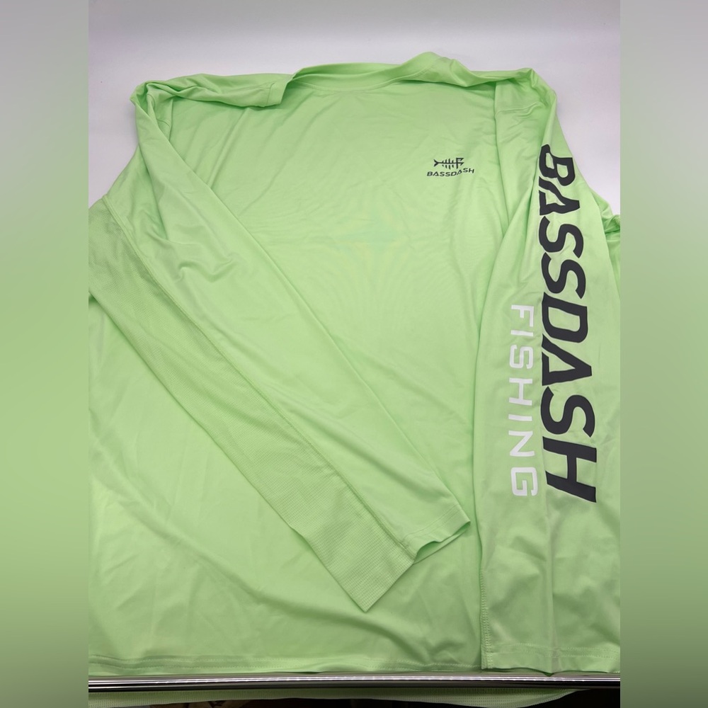 Long Sleeve Fishing Shirt - Neon Green
